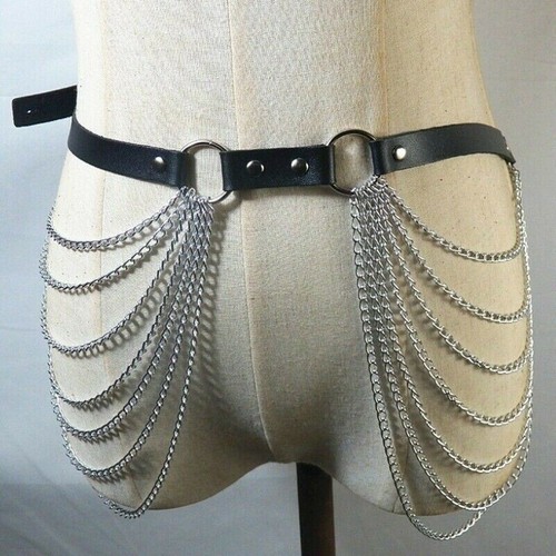 Simili cuir ceinture - ceinture, chaîne