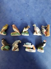 lot 9 fèves Oiseaux 
