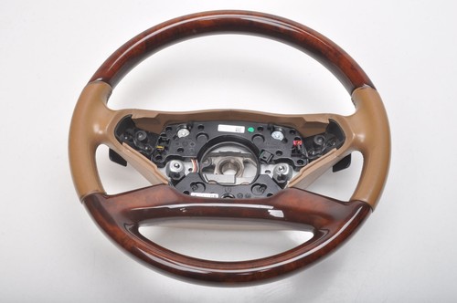 Volant cuir bois - en,