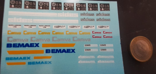 Decals decalcomanie divers - decals,