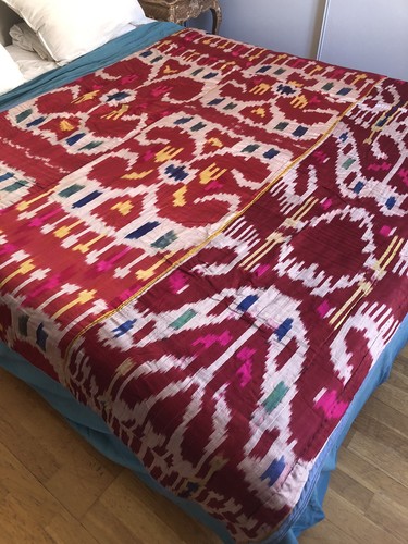 Dessus lit ouzbek ikat - dessus,