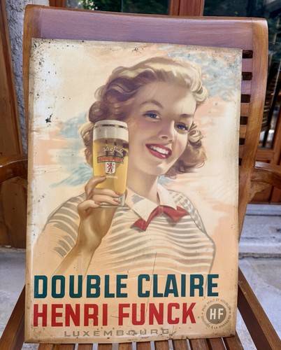 Tôle publicitaire bière - tÔle, funk