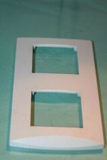 Plaque double Design Schneider ou Alombard  Alvais ALB81271