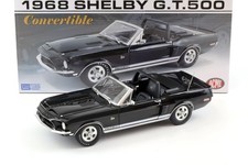 1:18 ACME 1968 SHELBY GT500 KR Cabriolet Rayures Noires/Blanches