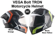 Casque moto Vega Bolt " TRON "