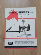 PROSPECTUS TRACTEUR FAUCHEUSE SOMECA PUZENAT PROSPEKT TRAKTOR TRACTOR BROCHURE 