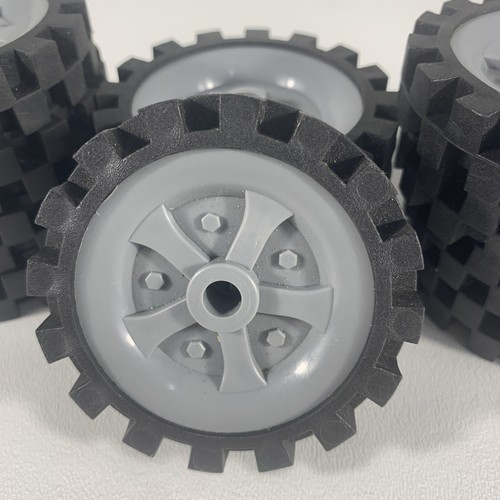 Lot knex wheels black - lot,