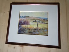 Jolie aquarelle payage signée