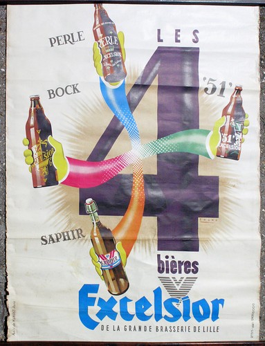 Rare ancienne affiche bière - rare,