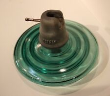 Grand modèle verre Edf vasque , isolateur haute tension 26 cm pylône 1512L EIV67