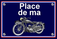 plaque " PLACE DE MA PEUGEOT