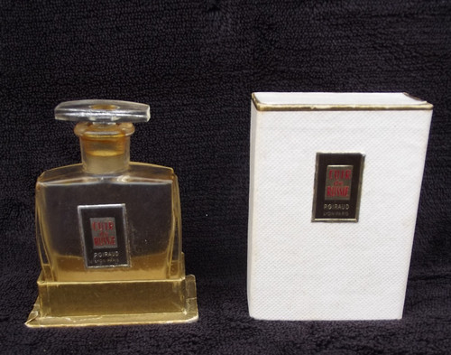 Ancien flacon parfum cuir - flacon, à