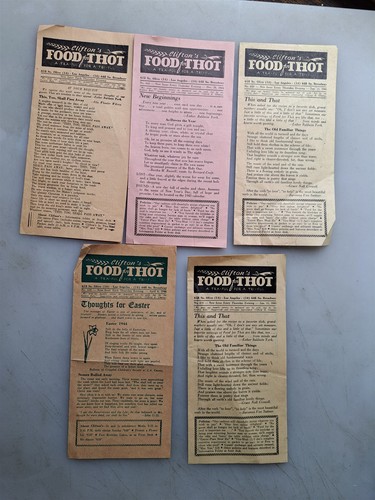 Five clifton food for thot - food,
