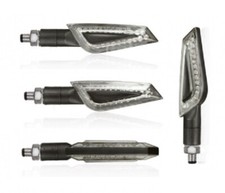 Flèches En Aluminium LED Moto Chaft Abri Indicateurs De Direction Indicators