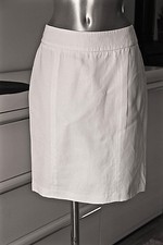 jupe blanche viscose lin black label HUGO BOSS taille 40 FR i42 EXCELLENT ÉTAT