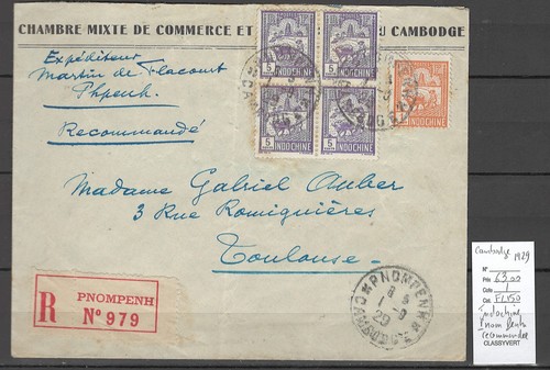 Indochine lettre - -,