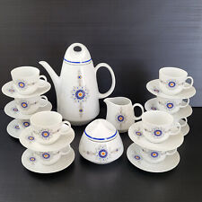 SERVICE A CAFE VINTAGE 1970 PORCELAINE BAREUTHER WALSASSEN BAVARIA GERMANY 70S
