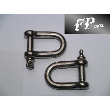 Manille droite 12mm libre - 12mm, (