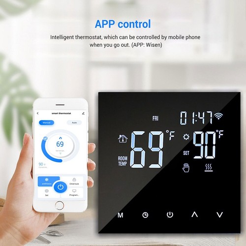 Programmable thermostat with - thermostat,