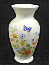 ?? VASE PORCELAINE AYNSLEY COTTAGE GARDEN FINE BONE CHINA ENGLAND