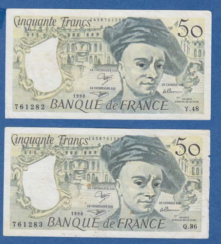 Rare paire faux billets de - paire,