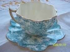 ANCIENNE TASSE EN FAIENCE ANGLAISE. XIXème. BEAU DECOR. SIGNEE, NUMEROTE Réf n°2