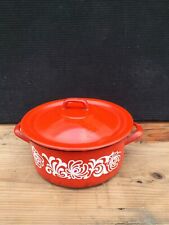 Faitout Marmite Émaillé Vintage Ancienne Casserole Émaillé Voir Photos 