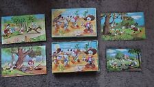 Boîte 40 Cubes Walt Disney France Jouets Vintage Mickey Minnie Donald 
