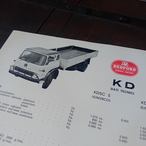 Brochure bedford série gm - bedford,