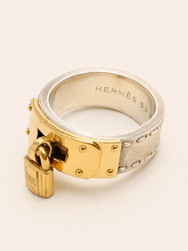 Hermès bague kelly cadenas - bague,