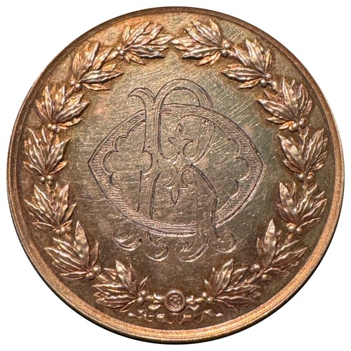 Belle ciselure sur - , médaille