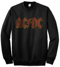 Sweat À Capuche Amplifié ACDC LOGO Neuf Noir Rare