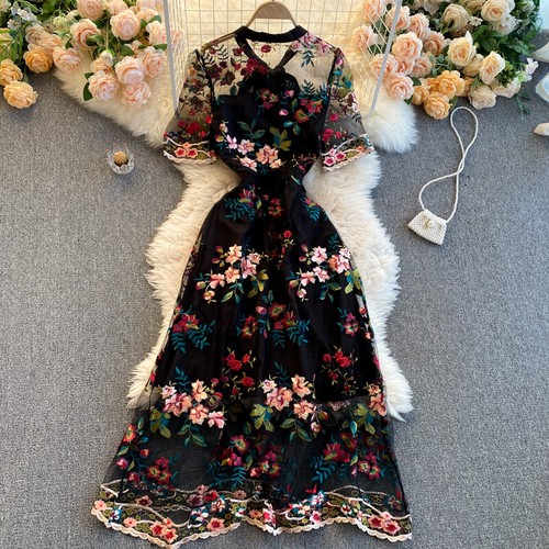 Robe rétro midi - rétro,