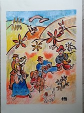 Tableau contemporain huile