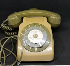 TELEPHONE A CADRAN SOCOTEL S 63 MARRON VINTAGE BEIGE KAKI