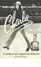 PUBLICITE 1976   REVLON parfum CHARLIE