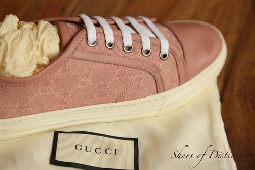 Baskets gucci rose - gucci, gg