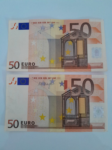 Billets euros 2002 - billets,