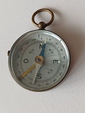 Boussole ancienne laiton verre