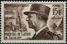 FRANCE 1952 Maréchal DE LATTRE DE TASSIGNY  YT  n° 920 Neuf ★★ luxe / MNH (A)