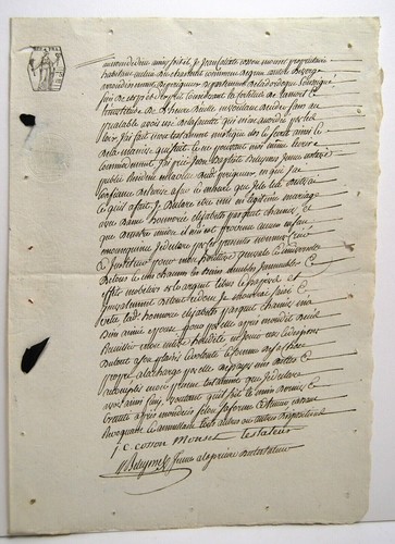 Testament manuscrit - testament,