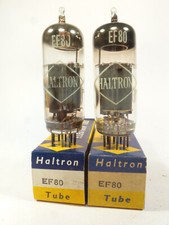one pair EF80 Haltron NOS &