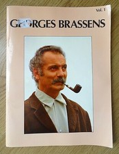 GEORGES BRASSENS , Livre partitions paroles et musique ,30 titres , 1990 Vol 1