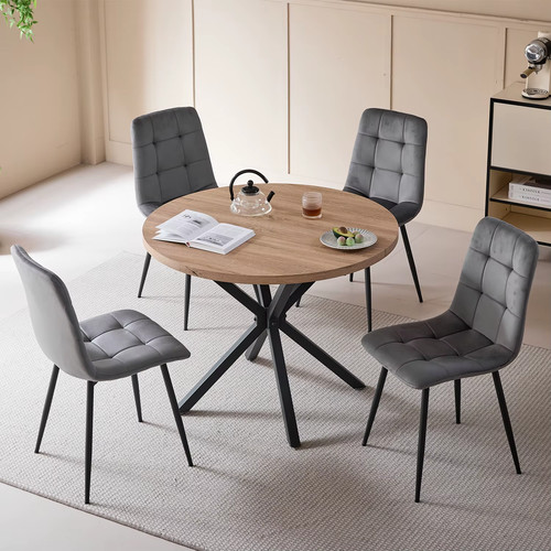 Lot chaises salle - 4, à