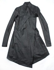 Rick Owens Leather Coat