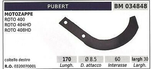 Couteau droit fraise pour - couteau,