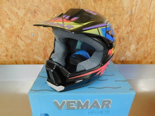 Casque moto cross vemar - moto,
