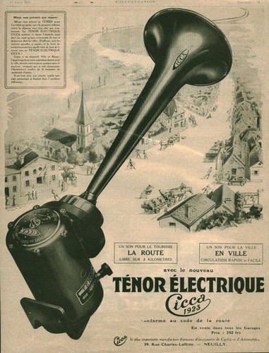 Publicité ancienne ténor - ancienne,