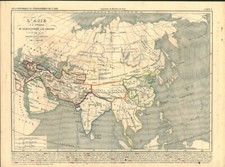 Gravure ancienne carte