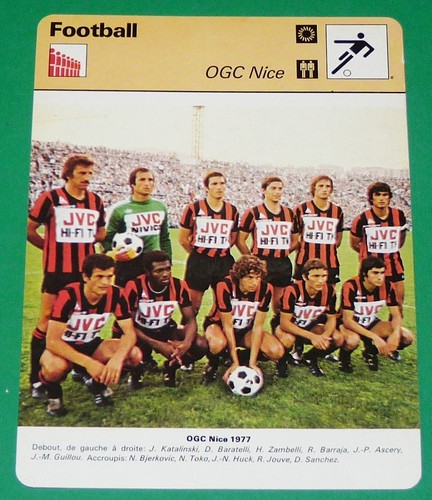 Football ogc nice 1976 1977 - ogc,